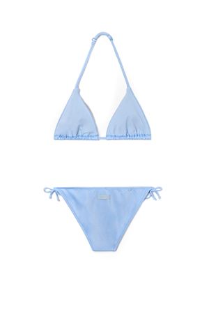 Bikini Holly da bambina  in nylon celeste SAINT BARTH KIDS | HOL000102956L